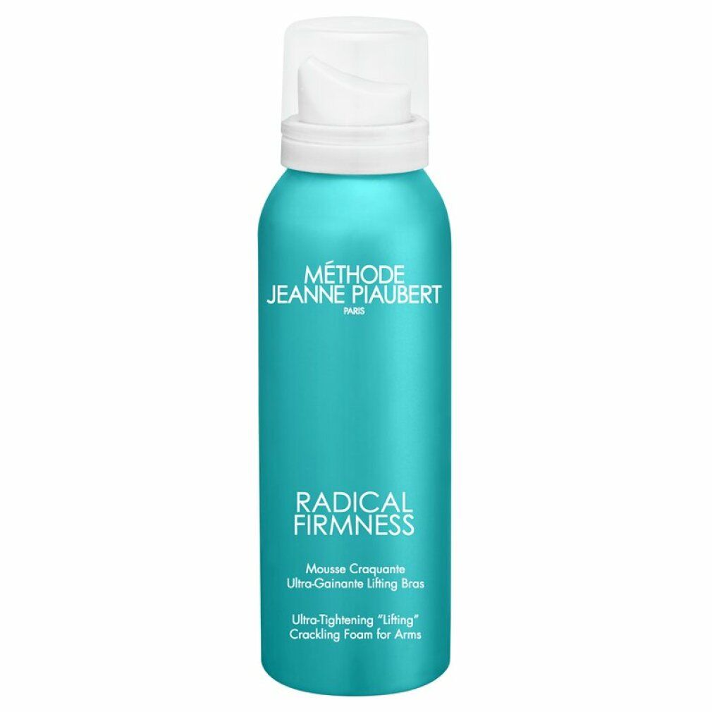Flacone spray turchese. Scritta Radical Firmness. Testo in francese e inglese. Marchio: Methode Jeanne Piaubert.