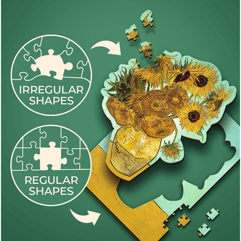 Puzzle in legno trefl Arte: Vincent van Gogh - Girasole 200 pezzi