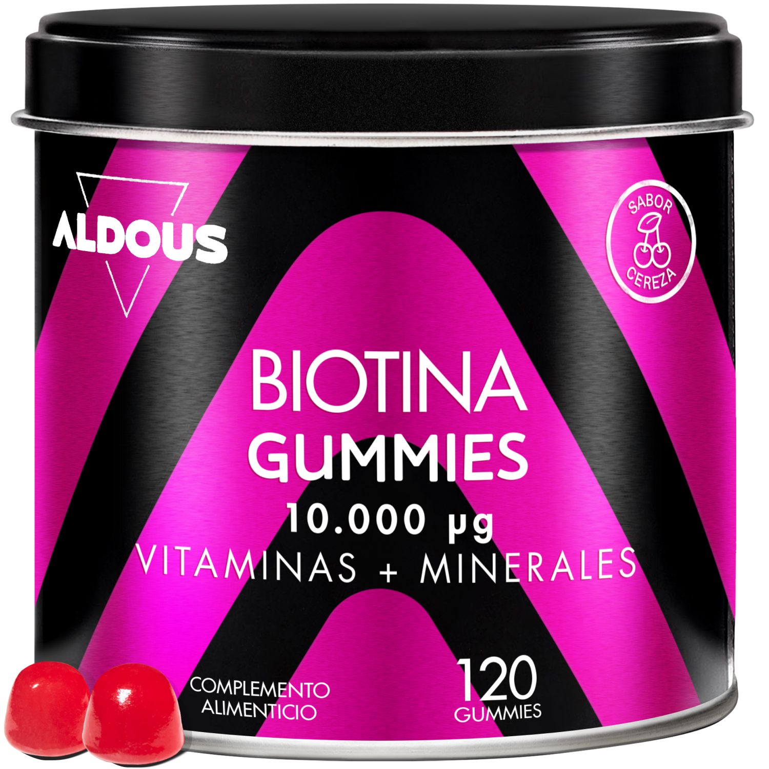 Aldous - Biotina Gummies - Capelli, Pelle, Unghie