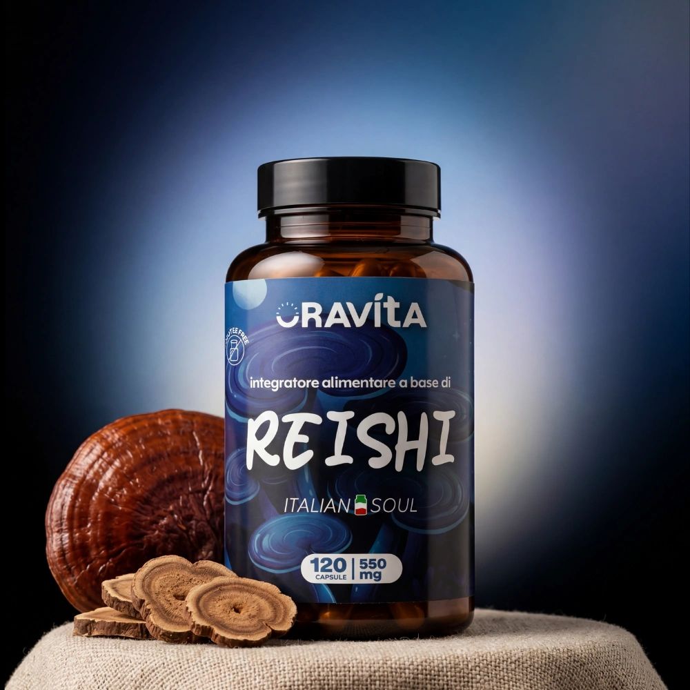 Oravita REISHI Estratto Titolato 30% Cortisolo, Immunità e Sonno