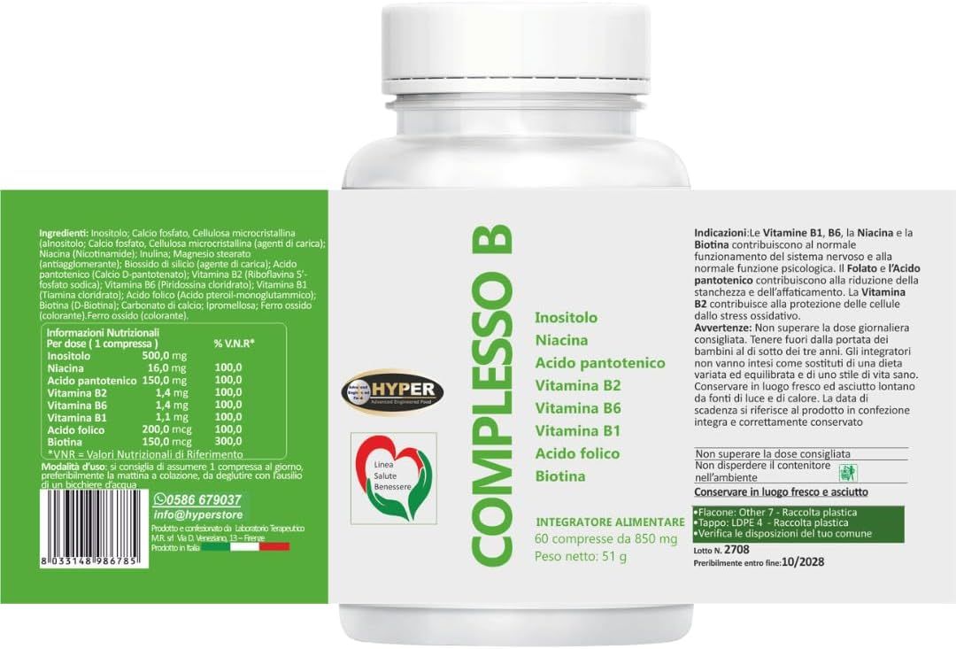 HYPER Complesso B  Vitamine del gruppo B