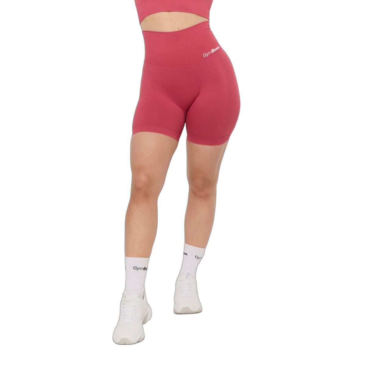 GymBeam Pantaloncini donna GymBabe slim a vita alta Bloom