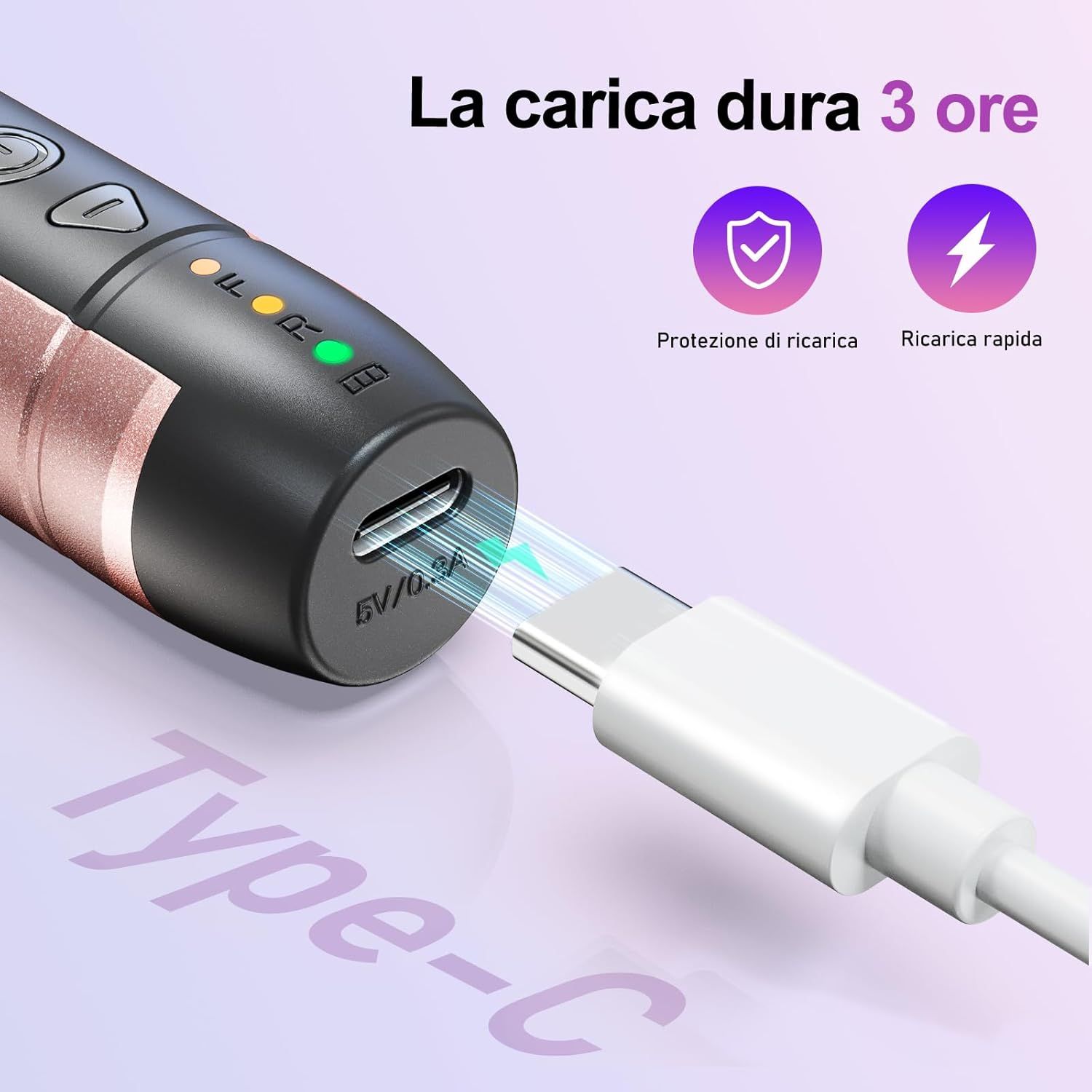 COSLUS set professionale manicure e pedicure 11 in 1 – Rosa