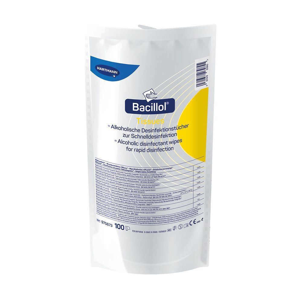 Hartmann Bacillol® Tovagliette salviette disinfettanti alcoliche