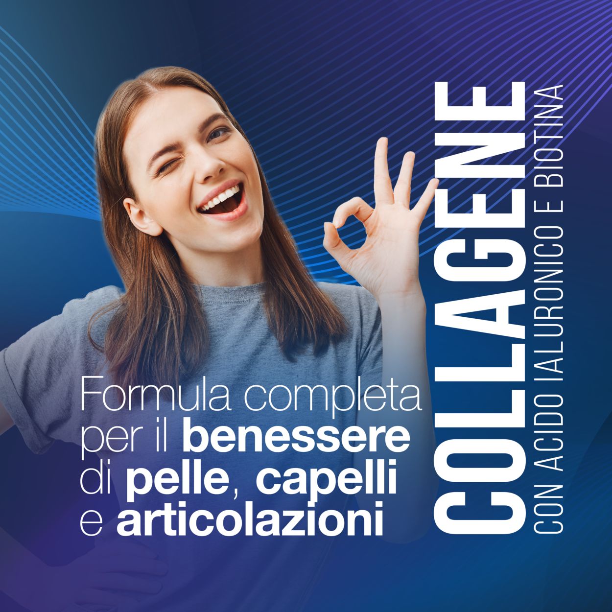 LA.GA© Collagene con Biotina e Acido Ialuronico.