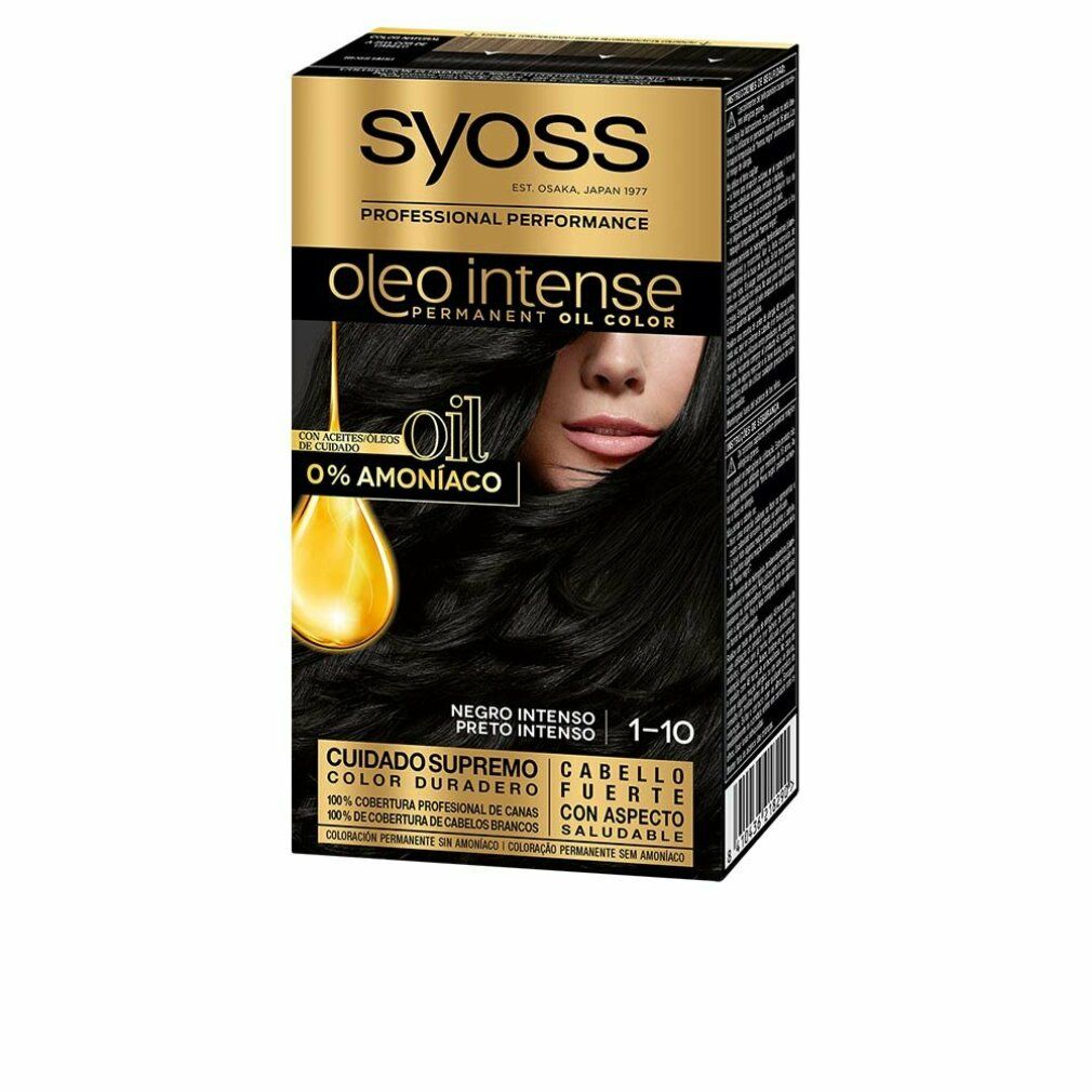 Syoss Oleo Intense Colore Permanente per Capelli 1-10 Nero Profondo
