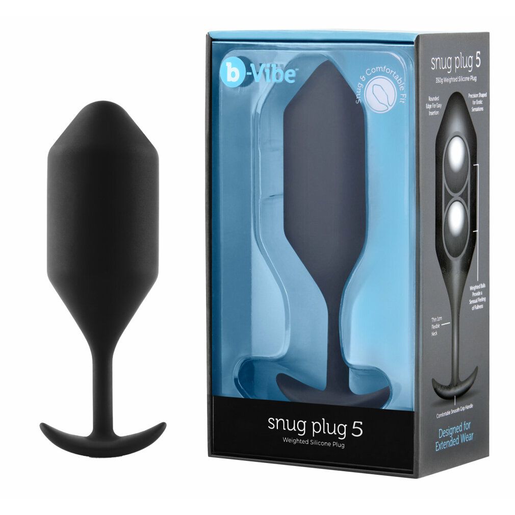 b-Vibe Snug Plug 5 Nero