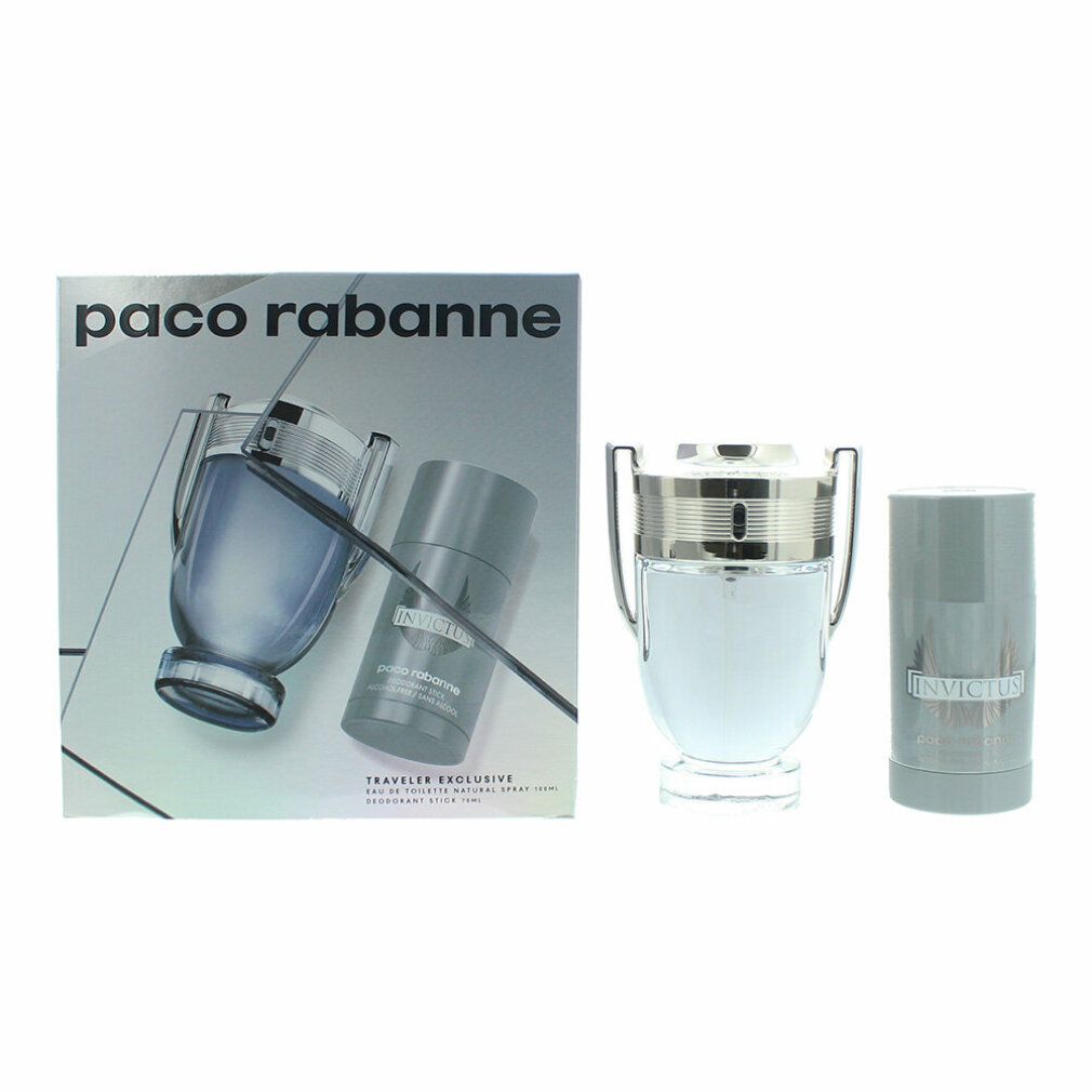Paco Rabanne Invictus EdT Deodorante Stick per Uomo Set regalo