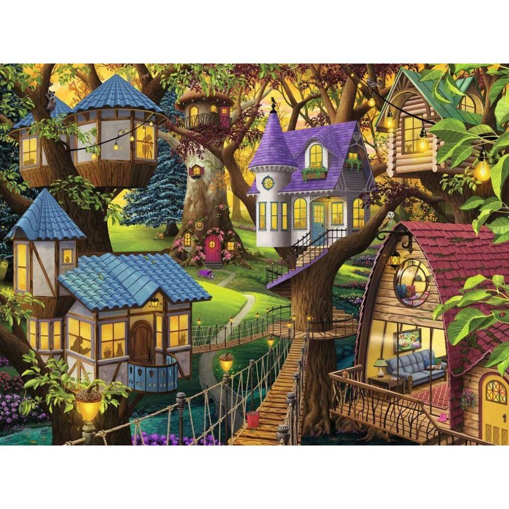 ravensburger dämmerung in den Baumkronen puzzle 1500 pezzi