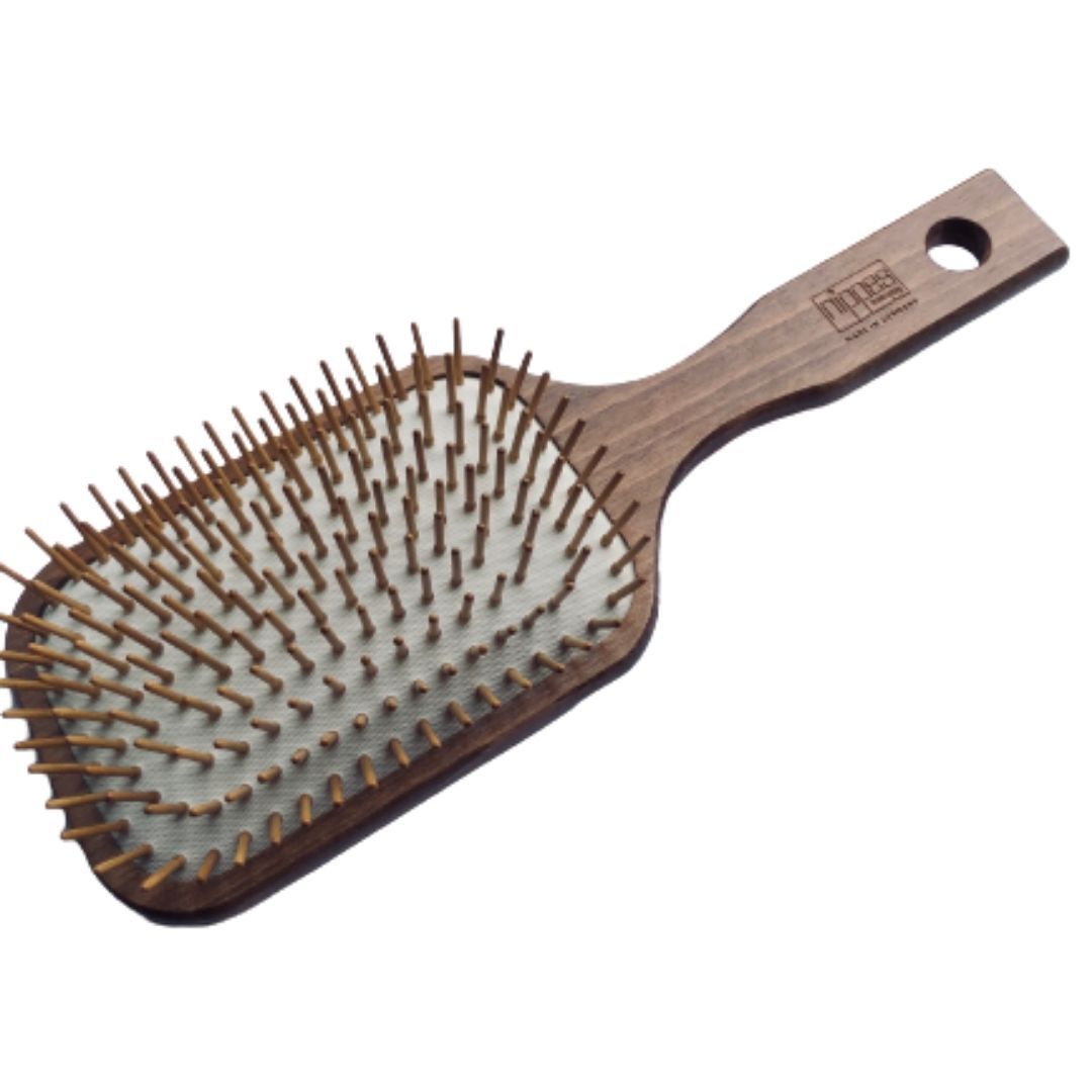 nippes Solingen Spazzola pneumatica, extra larga, matite di legno, 5 file, faggio