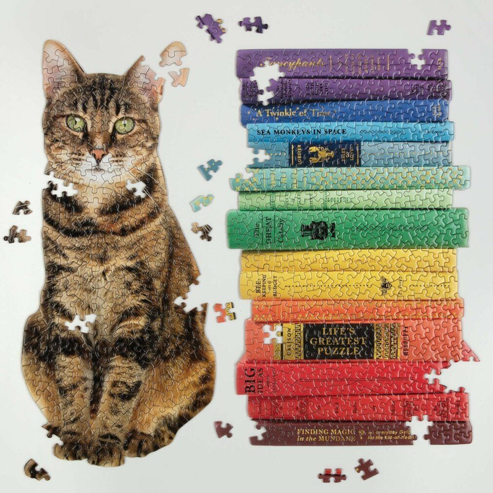 galison Puzzle a forma di regina delle pile 2in1 650 pezzi