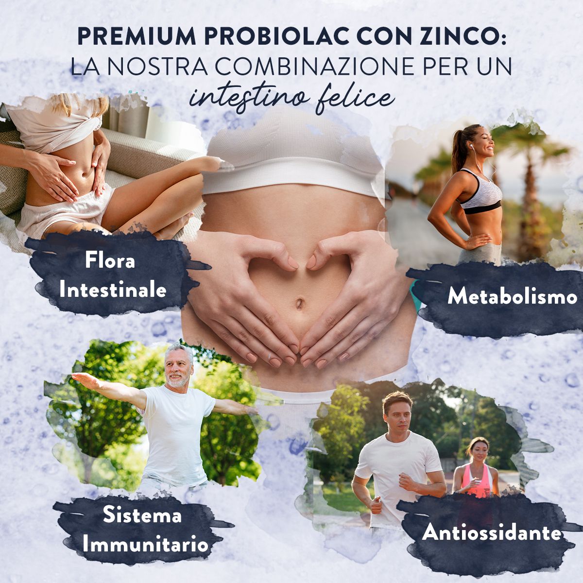 Capsule Aavalabs Premium Probiolac. Combinazione per un intestino felice. Flora intestinale, metabolismo, sistema immunitario.