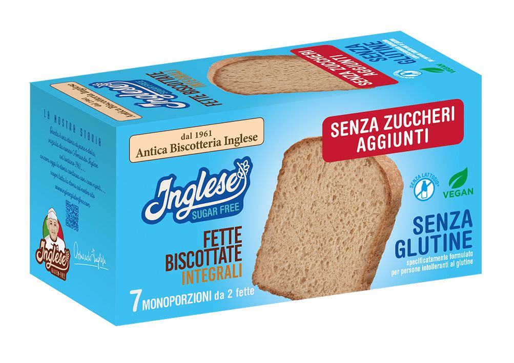 Fette Biscottate Integrali Senza Zuccheri Aggiunti - Inglese