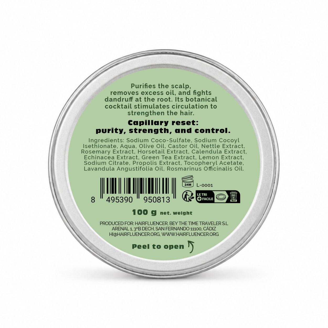VitalizeNature Wild Freshness Shampoo Bar – Ortica & Rosmarino per Capelli Grassi
