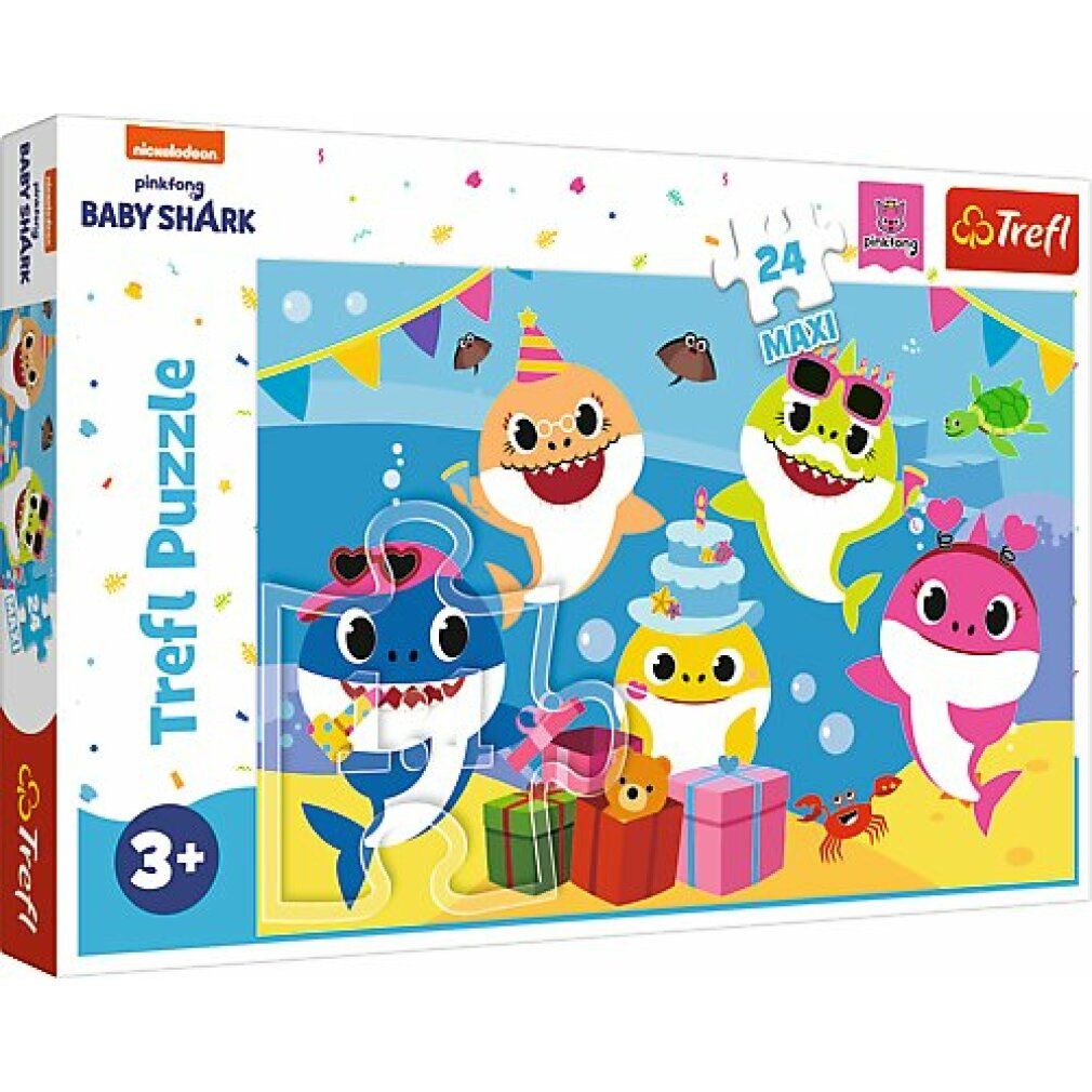 trefl Puzzle Baby Shark: Celebration maxi 24 pezzi