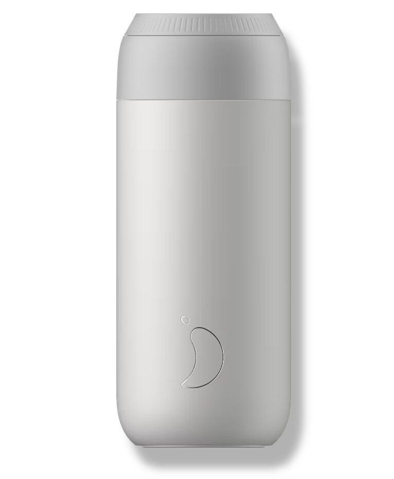 Tazza da caffè Chillys Serie 2 Bicchiere da bere grigio granito da 500 ml