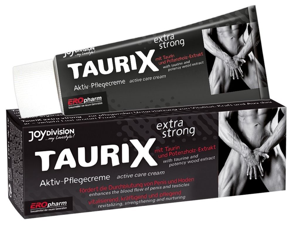 Tubo e scatola pieghevole di crema attiva TauriX special.