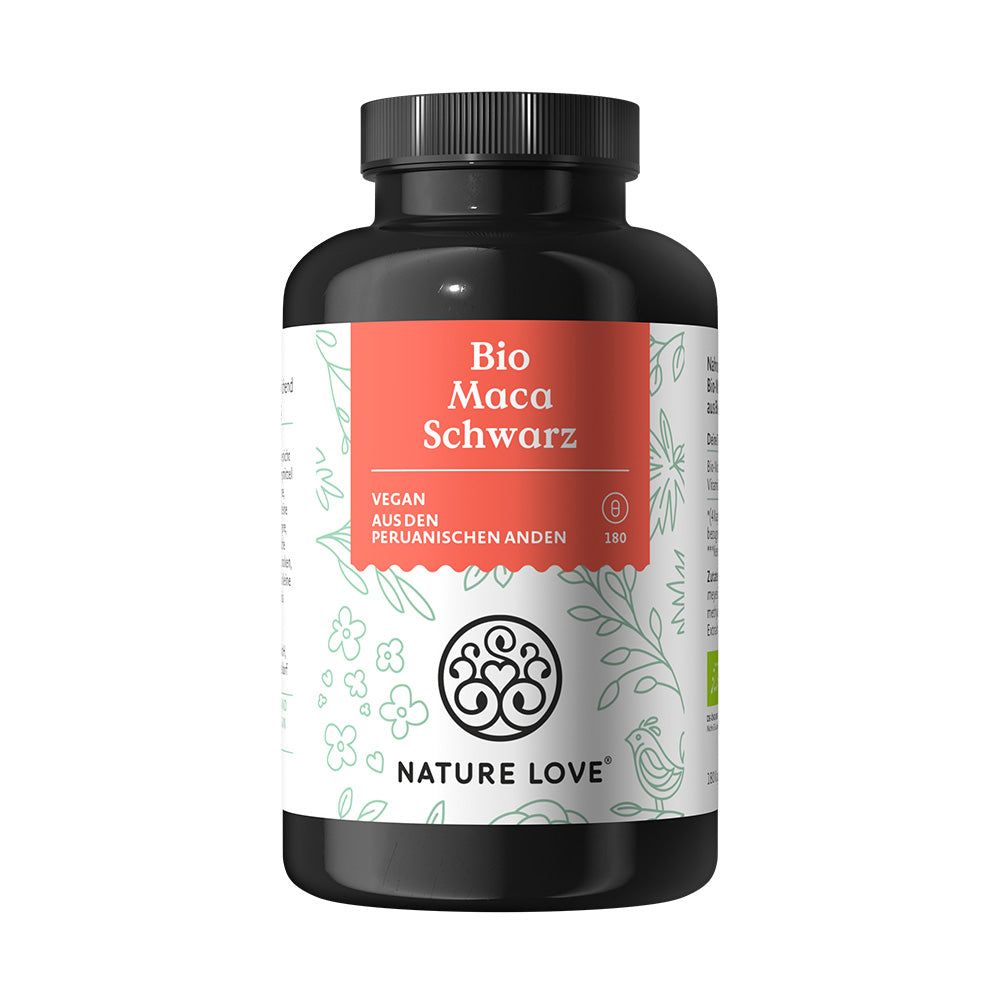 NATURE LOVE® Maca nera biologica