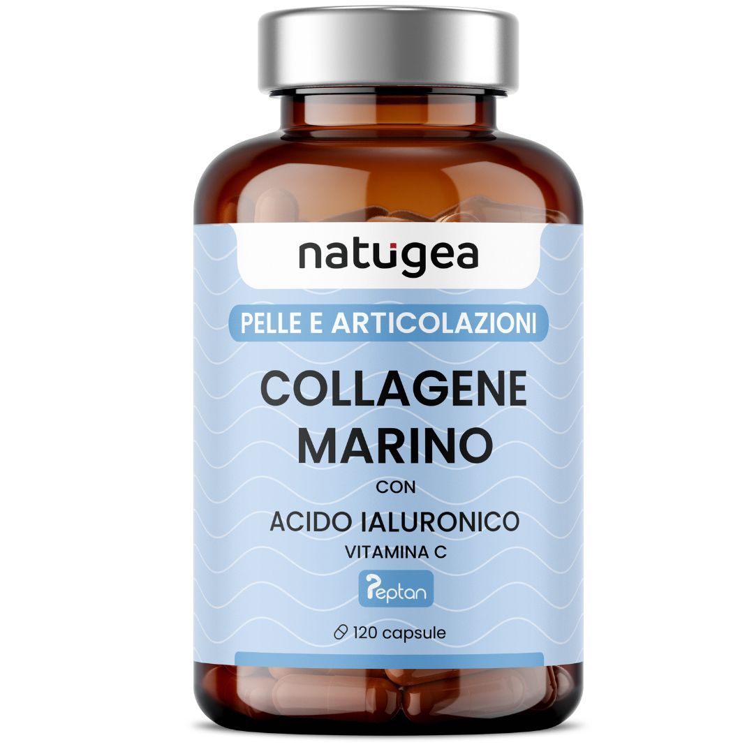 Collagene Marino PEPTAN F HD con Acido Ialuronico - natugea®