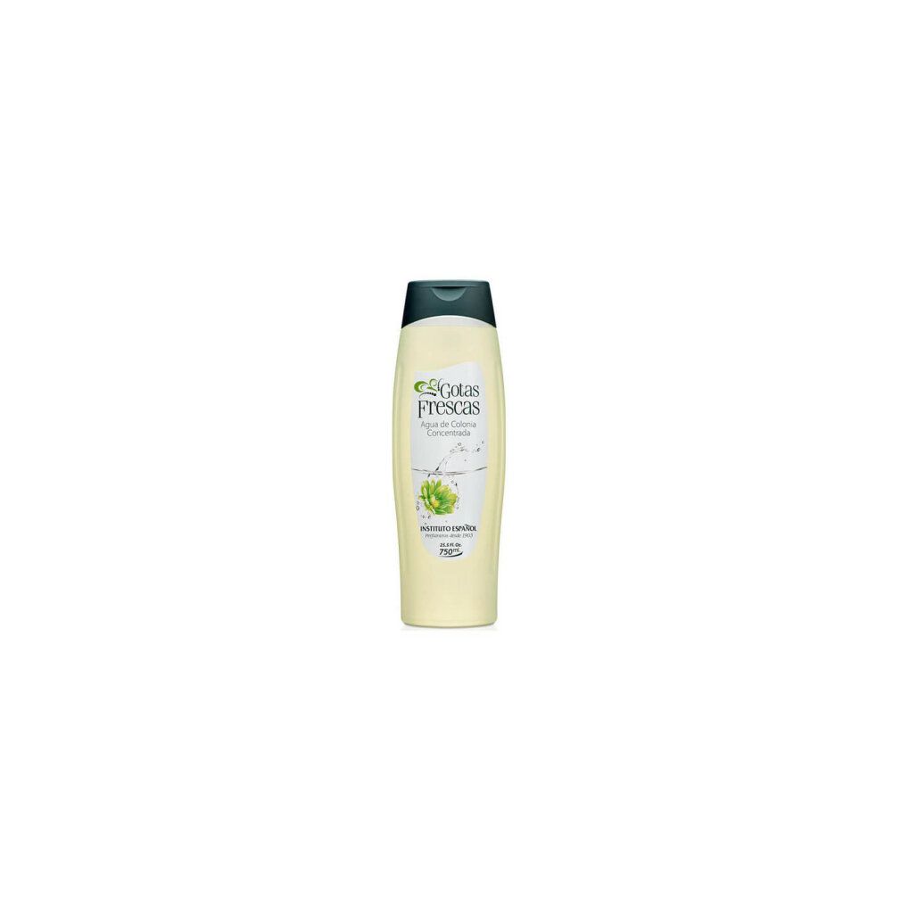 Flacone di Gotas Frescas Eau de Cologne con tappo verde.