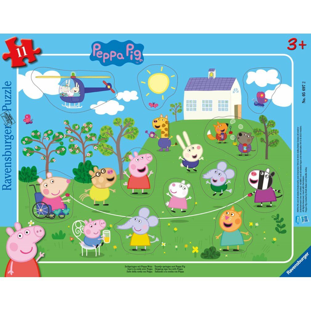ravensburger Peppa Pig puzzle 11 pezzi