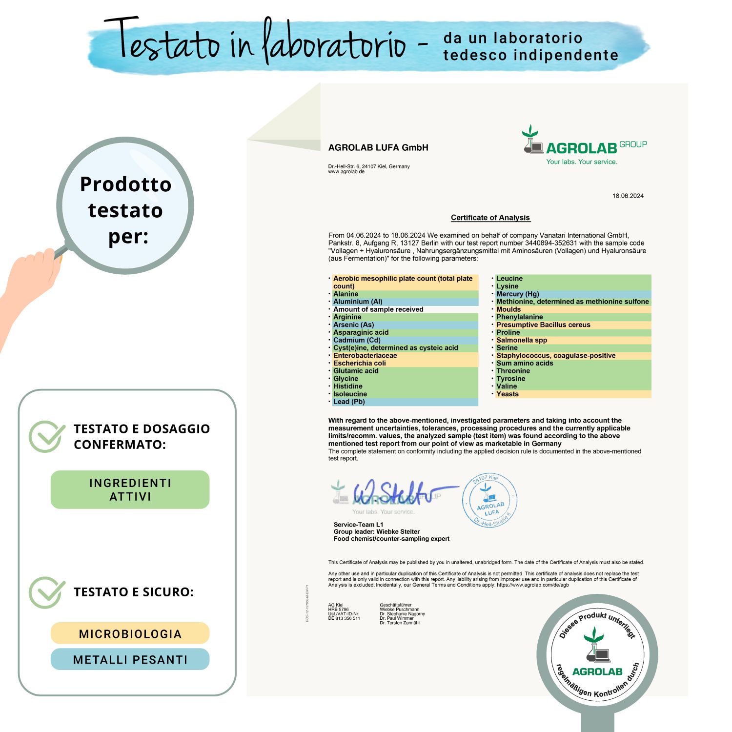 VEGAVERO Collagene Vegano + Acido Ialuronico