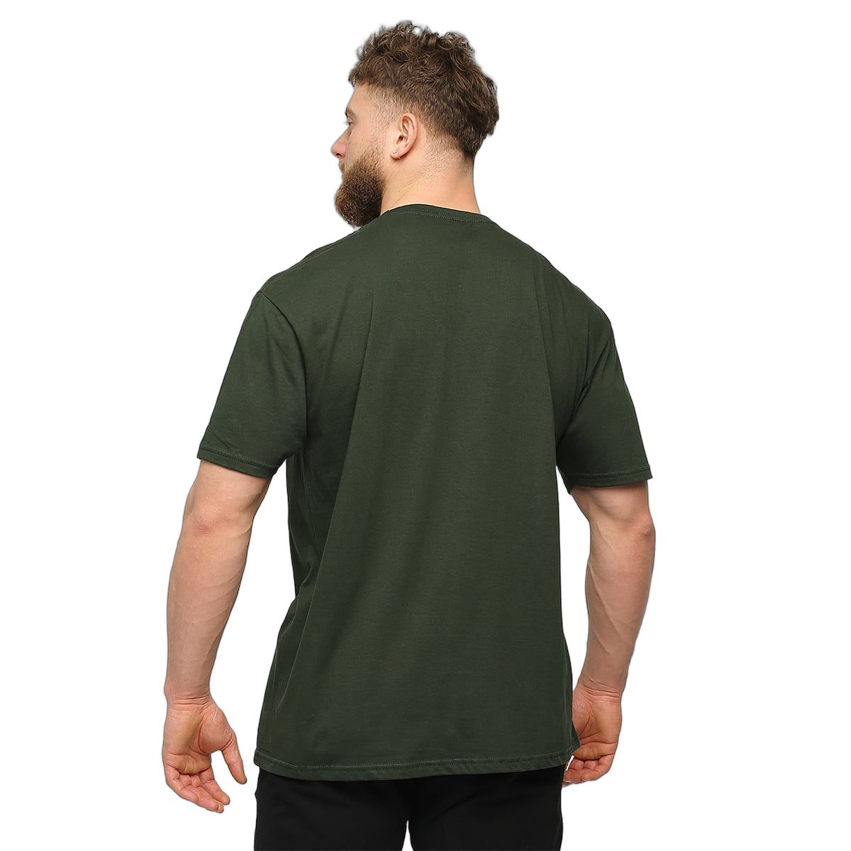 GymBeam T-shirt uomo regular a manica corta Basic Green