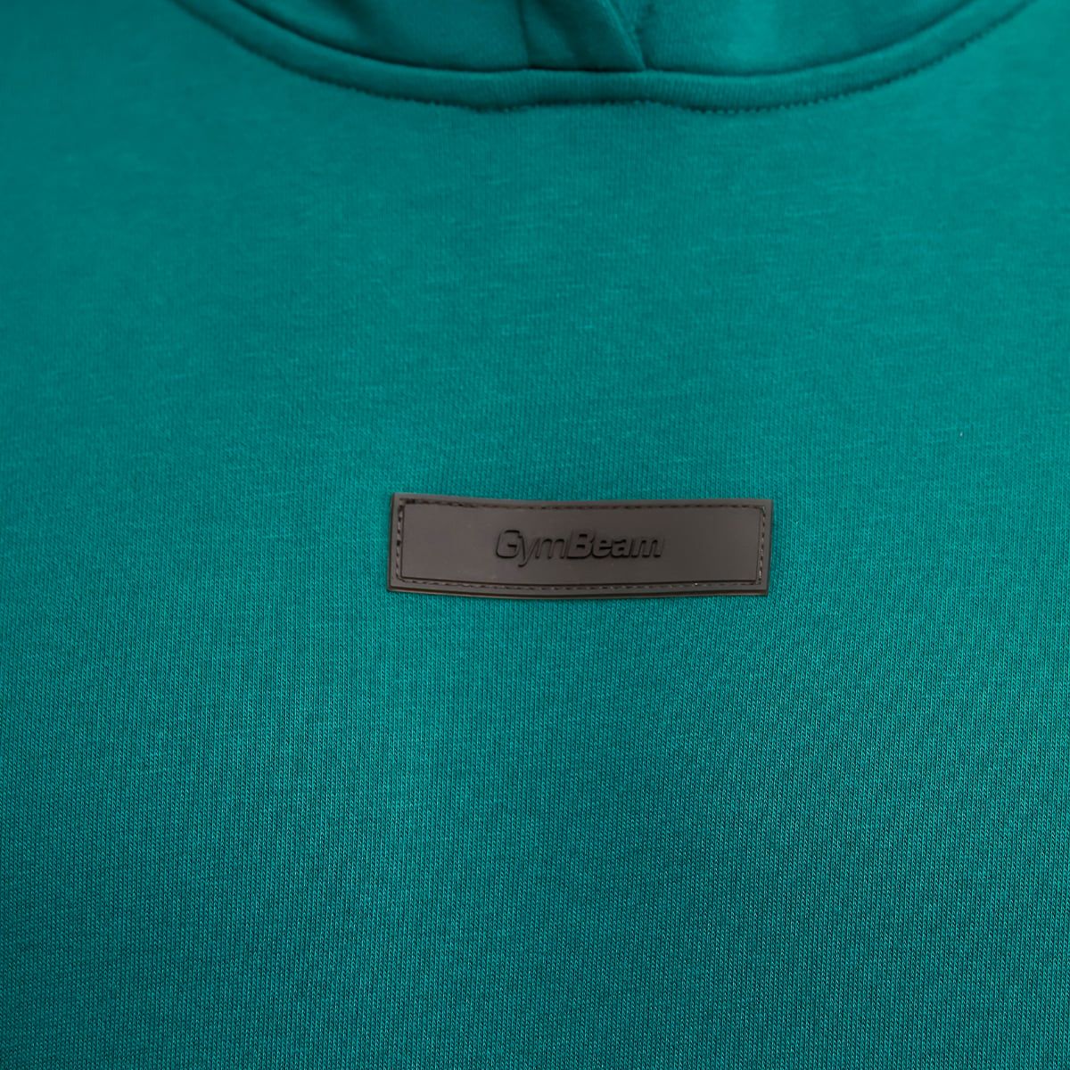 GymBeam Felpa uomo con cappuccio oversize Unstoppable Green