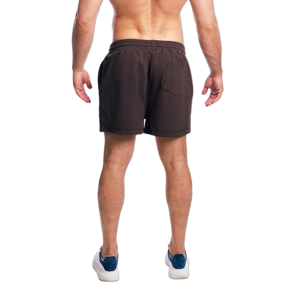 GymBeam Pantaloncini uomo oversize Aura Tee marrone