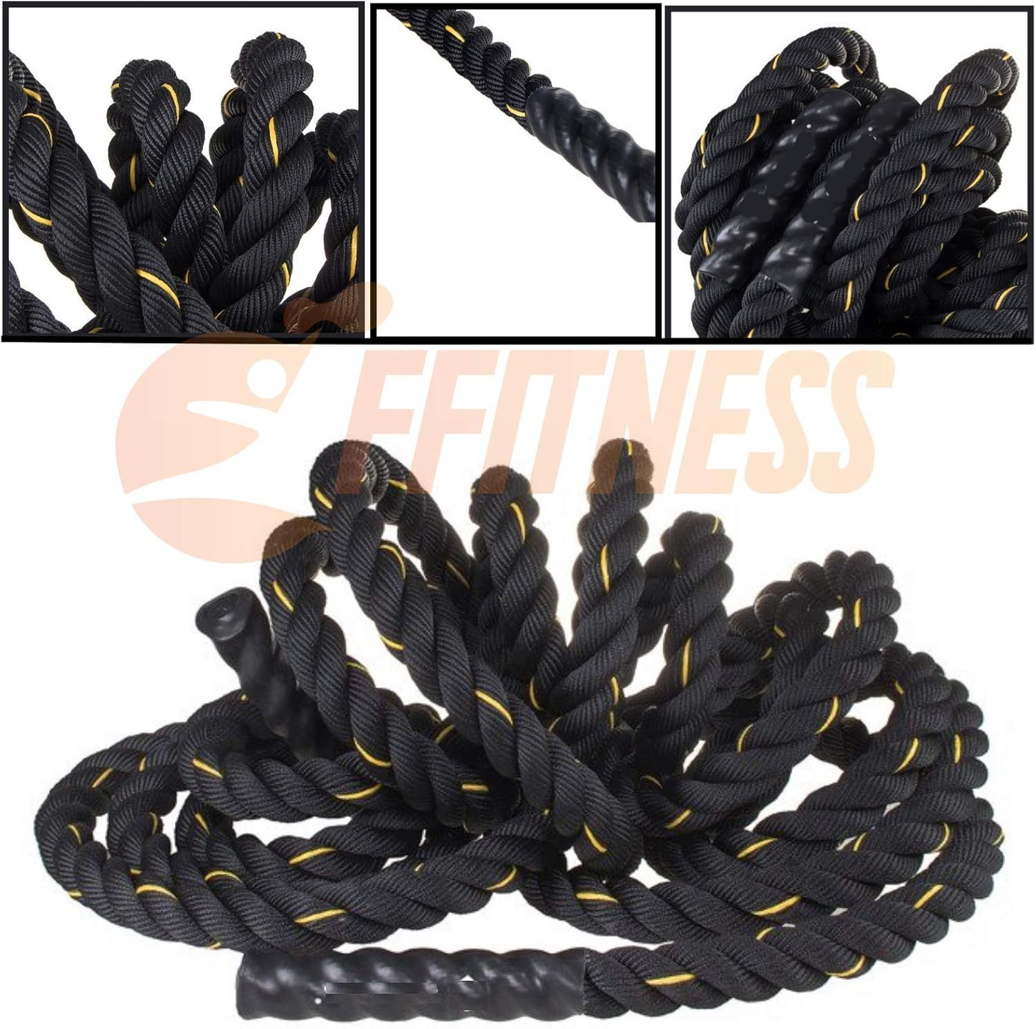 FFitness TRAINING ROPE FITNESS ALLENAMENTO FUNE CROSSFIT POWER 9 M 34 MM FF