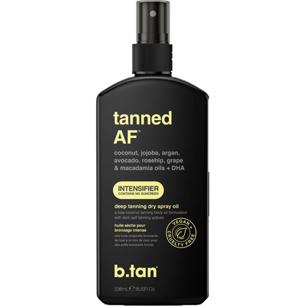 b.tan Tanned AF olio spray abbronzante