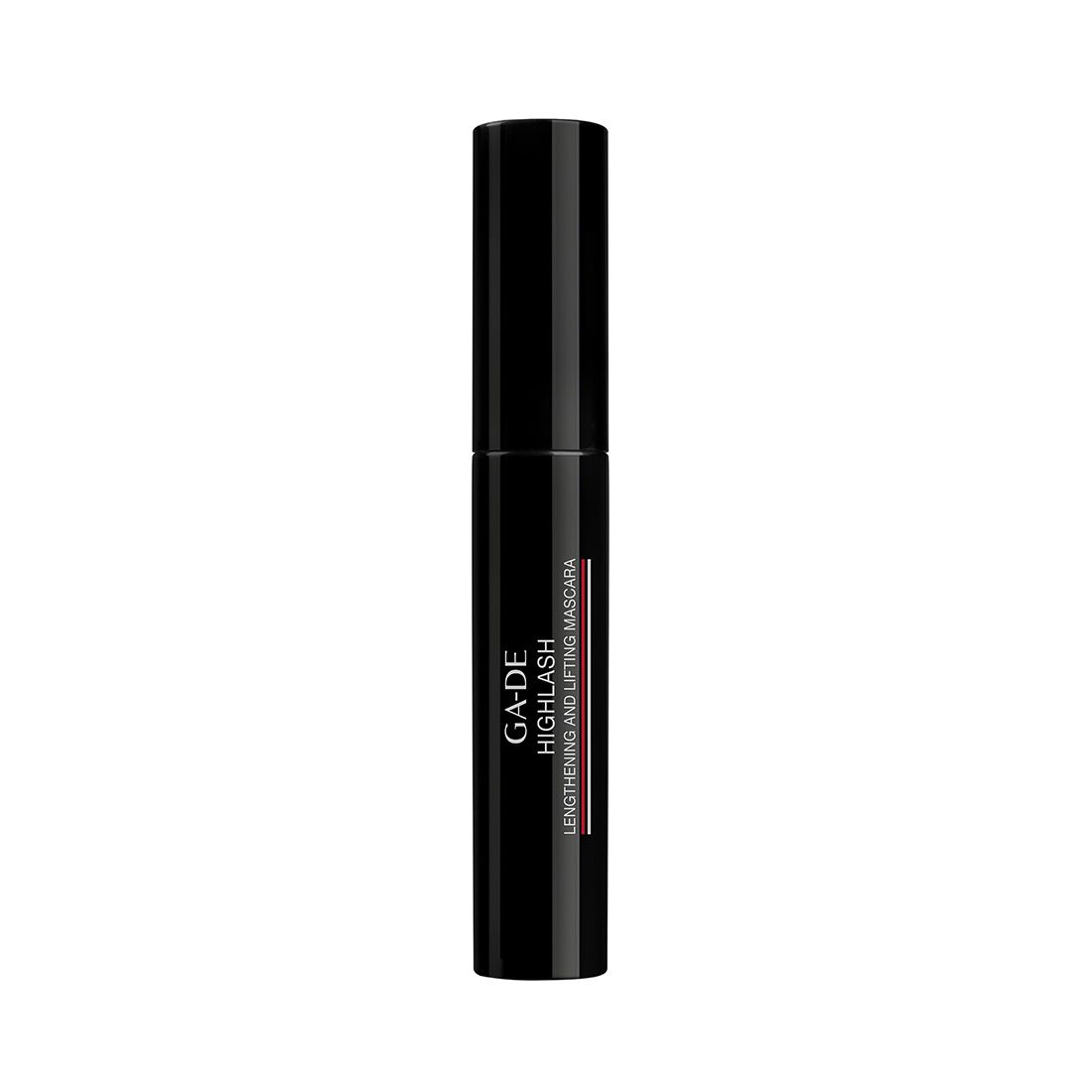 Tubo di mascara nero. Scritta: GA-DE HIGHLASH LENGTHENING AND LIFTING MASCARA.