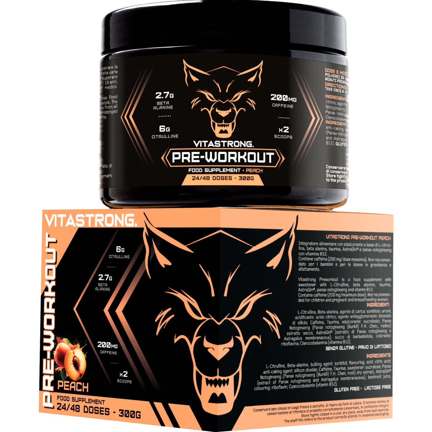 Vitastrong Preworkout - Peach