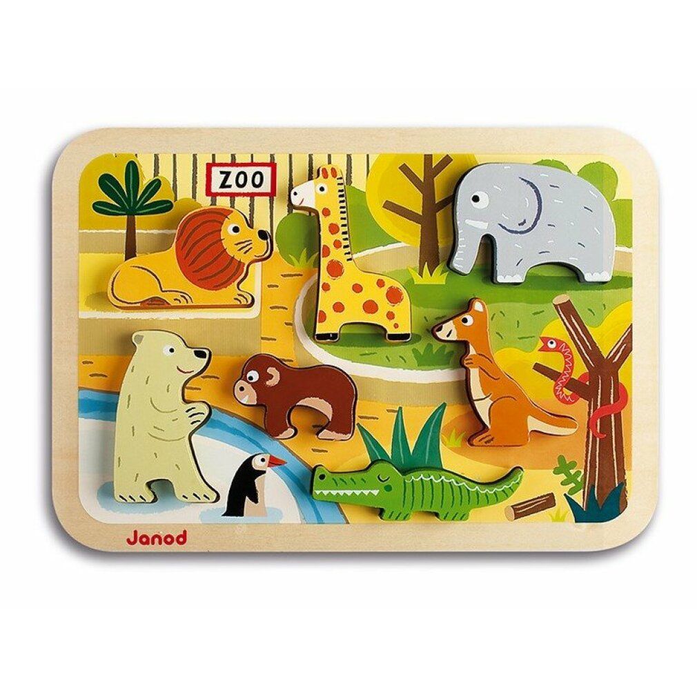 janod Puzzle Zoo Chunky