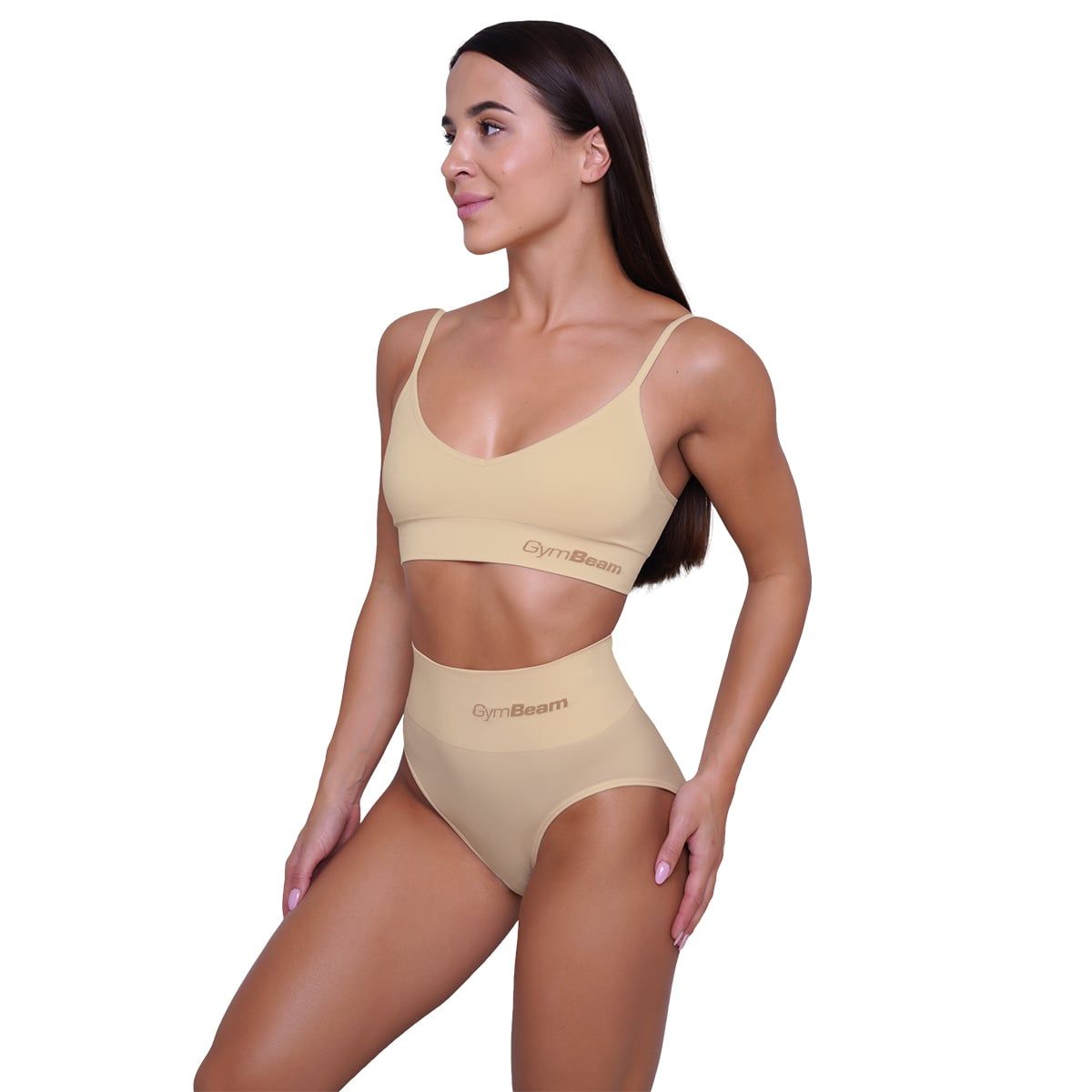 GymBeam Reggiseno sportivo donna Triangle nude con spalline regolabili