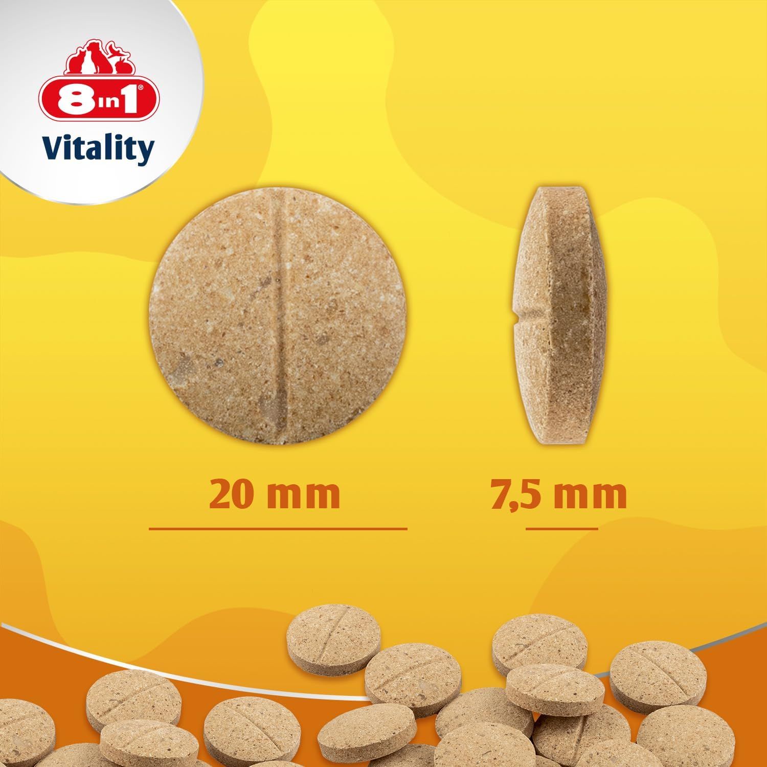 8in1 Compresse Multivitaminiche Senior