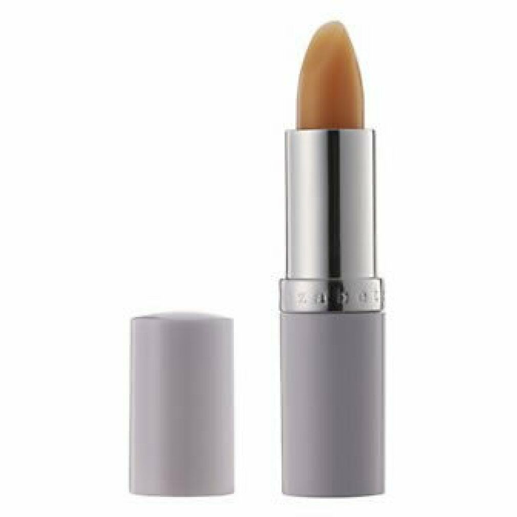 Rossetto con cappuccio aperto. Stick grigio con rossetto visibile. Sulla penna è scritto "Elizabeth Arden".