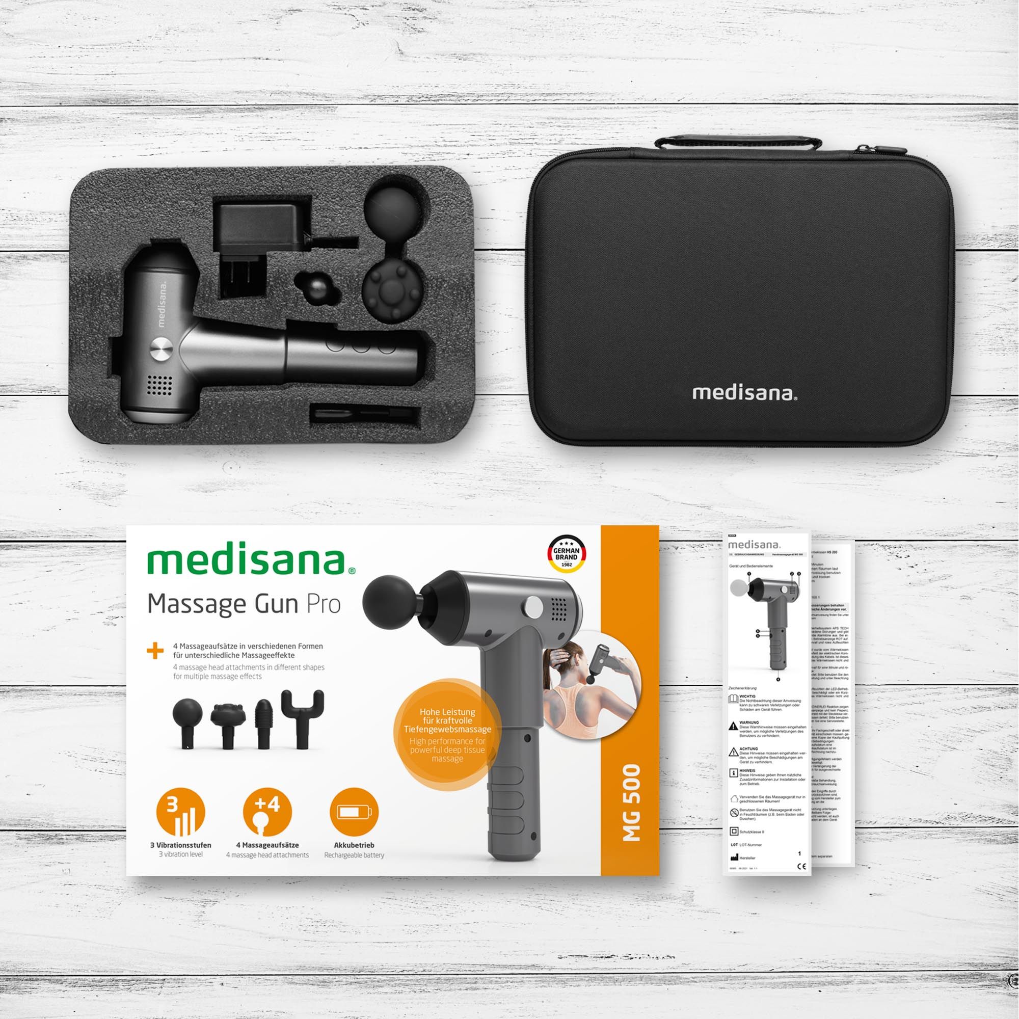 medisana MG 500 Pro Pistola per massaggio