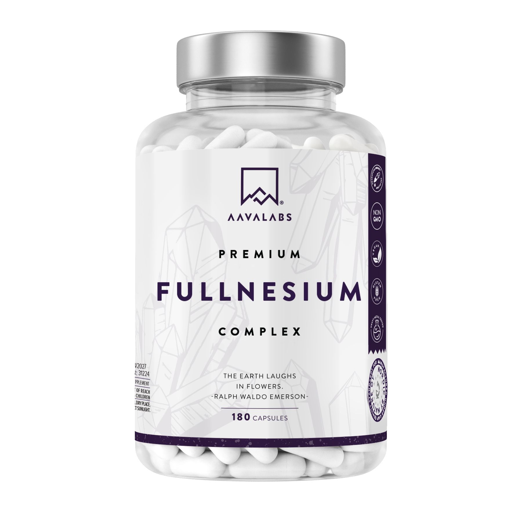 Aavalabs Magnesio Fullnesium Complesso – 5 forme di magnesio