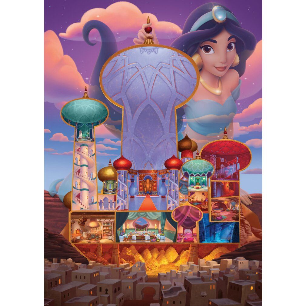 Puzzle Castello Disney: Jasmine (1000 pezzi)