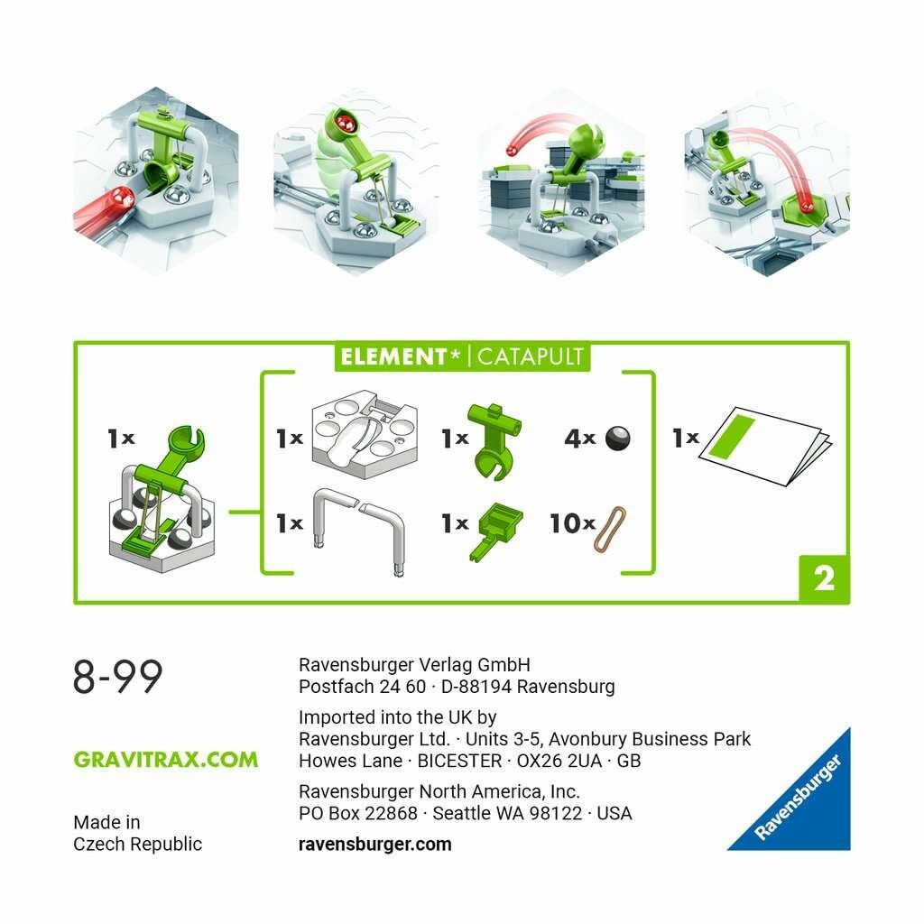 Ravensburger 22411 gioco da tavolo GraviTrax Element Catapult