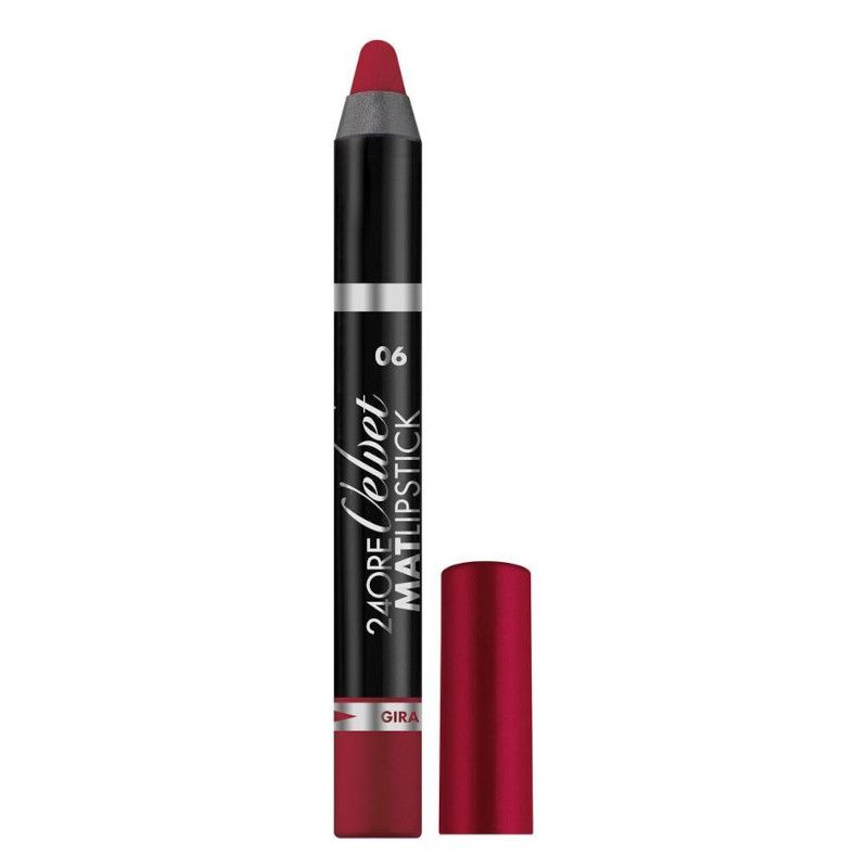 DEBORAH MILANO 24ORE VELVET MAT LIPSTICK 06 BORDEAUX