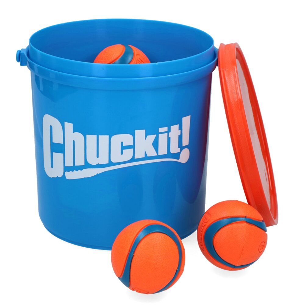 Chuckit Bucket con ultra ball Medium 8 pezzi.