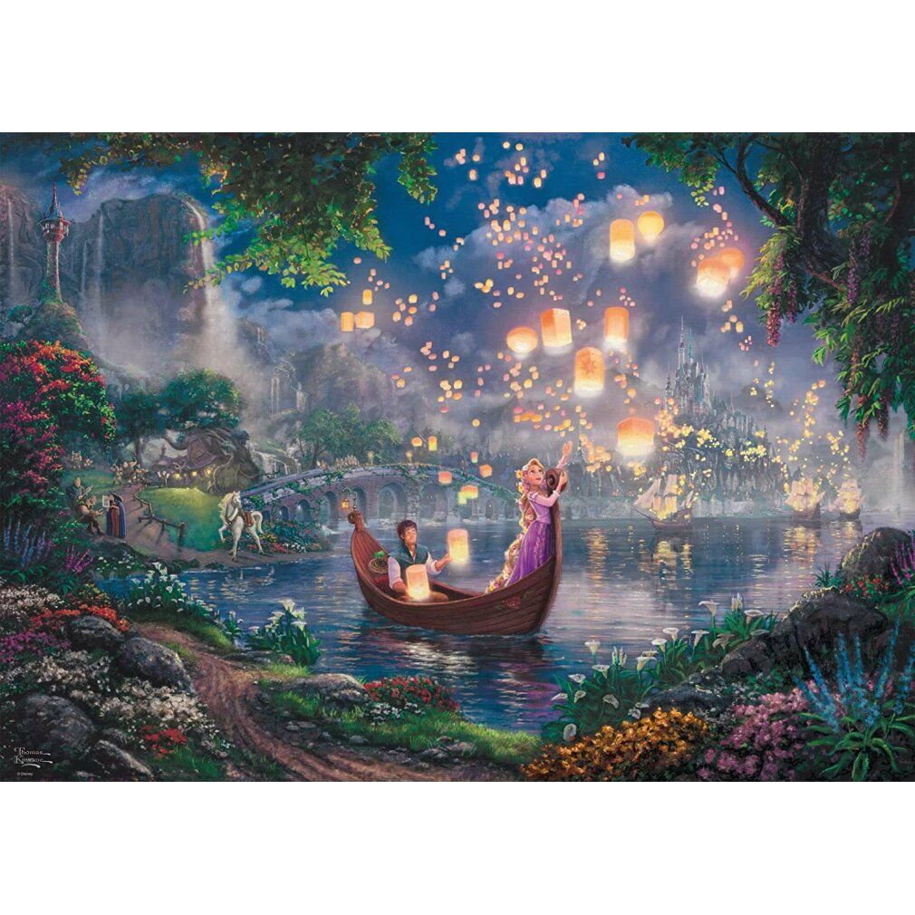 Disney, Rapunzel - Puzzle da 1000 pezzi (Thomas Kinkade)