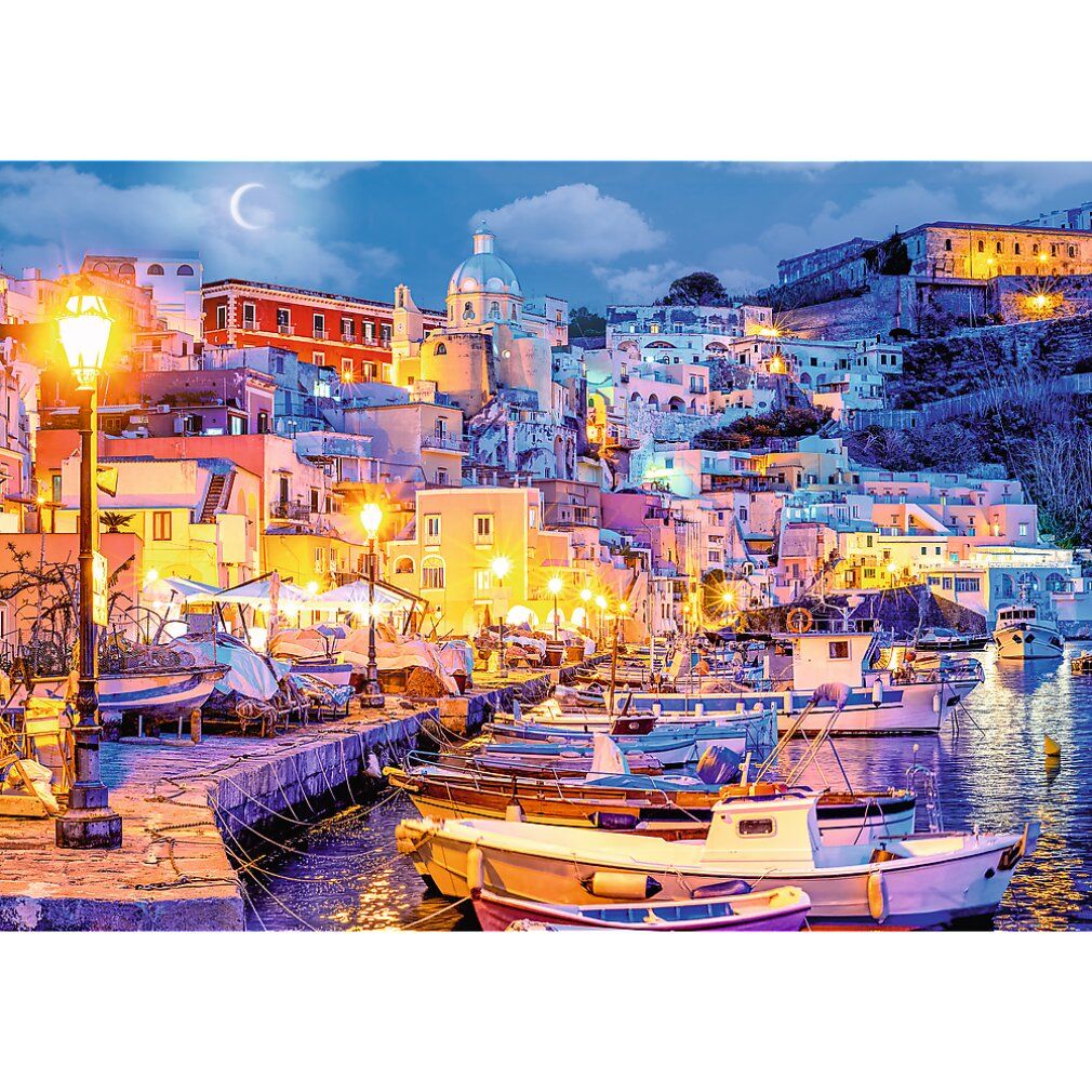 Puzzle trefl Isola di Procida di notte, Italia 1000 pezzi