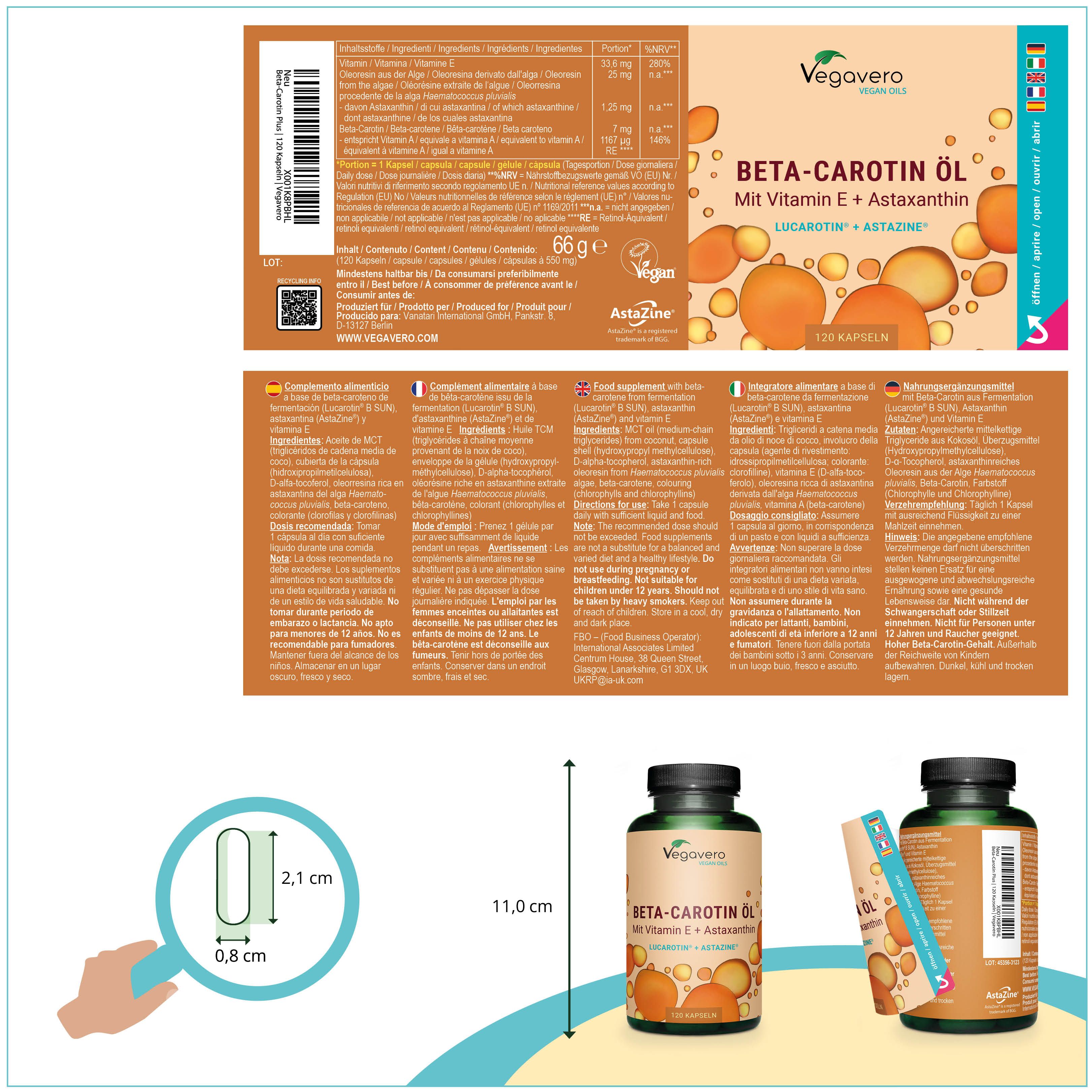 VEGAVERO Betacarotene Plus