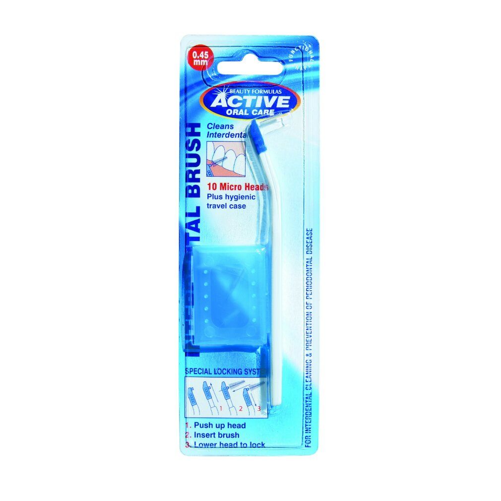 active oral care scovolini interdentali + tappi intercambiabili 0,45mm .
