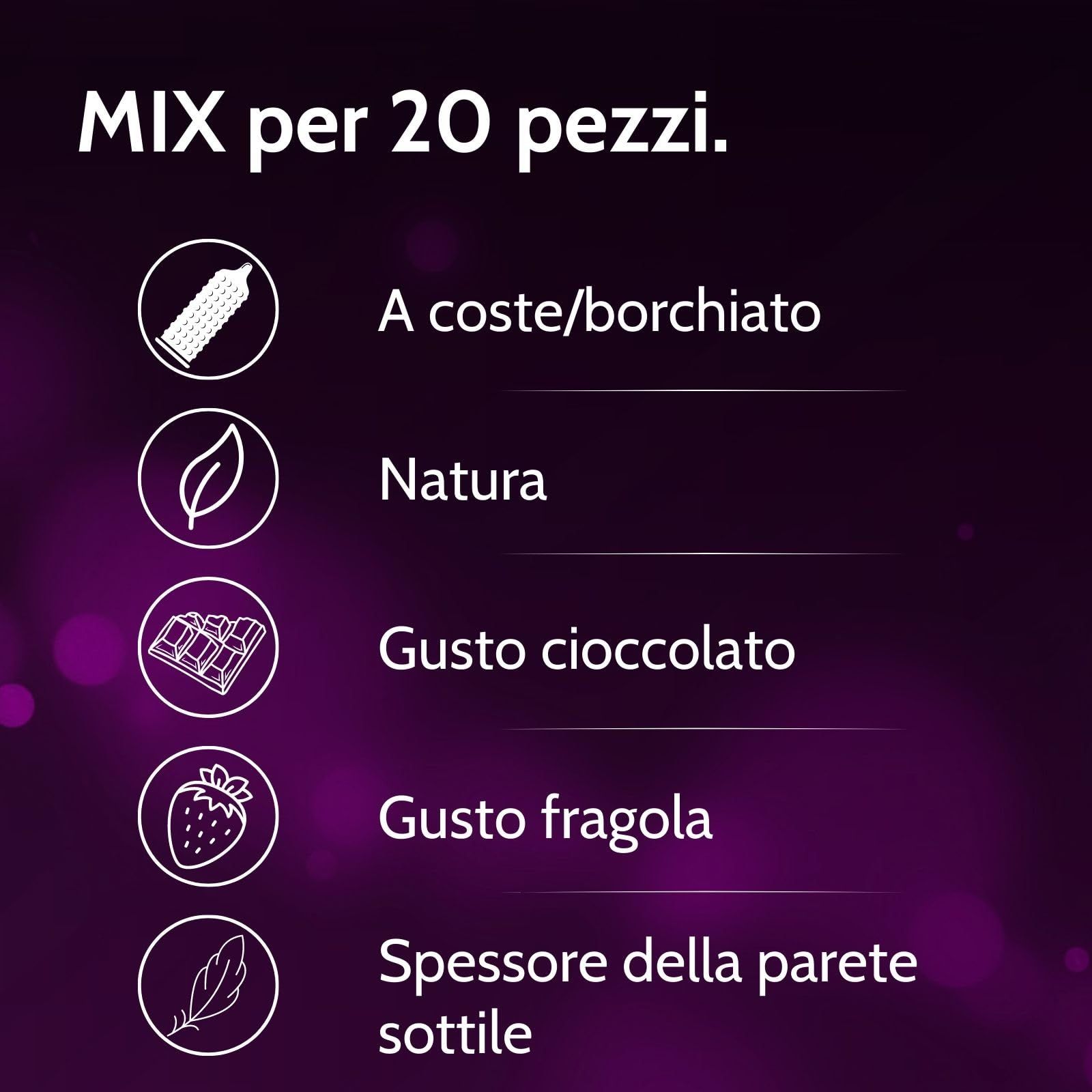 Vibratissimo Preservativi Mix + Play Gel Set