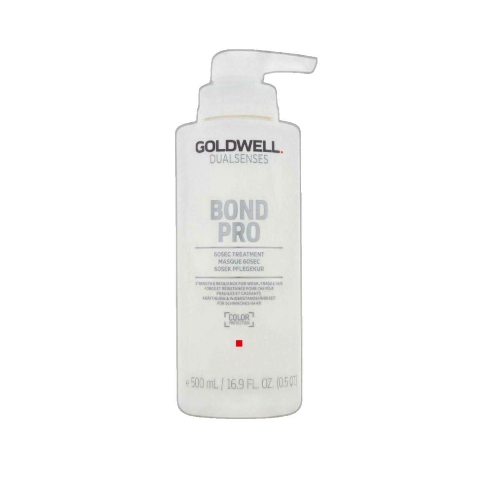 Flacone Goldwell Dualsenses Bond Pro con dosatore. Testo: BOND PRO, 500 ml.