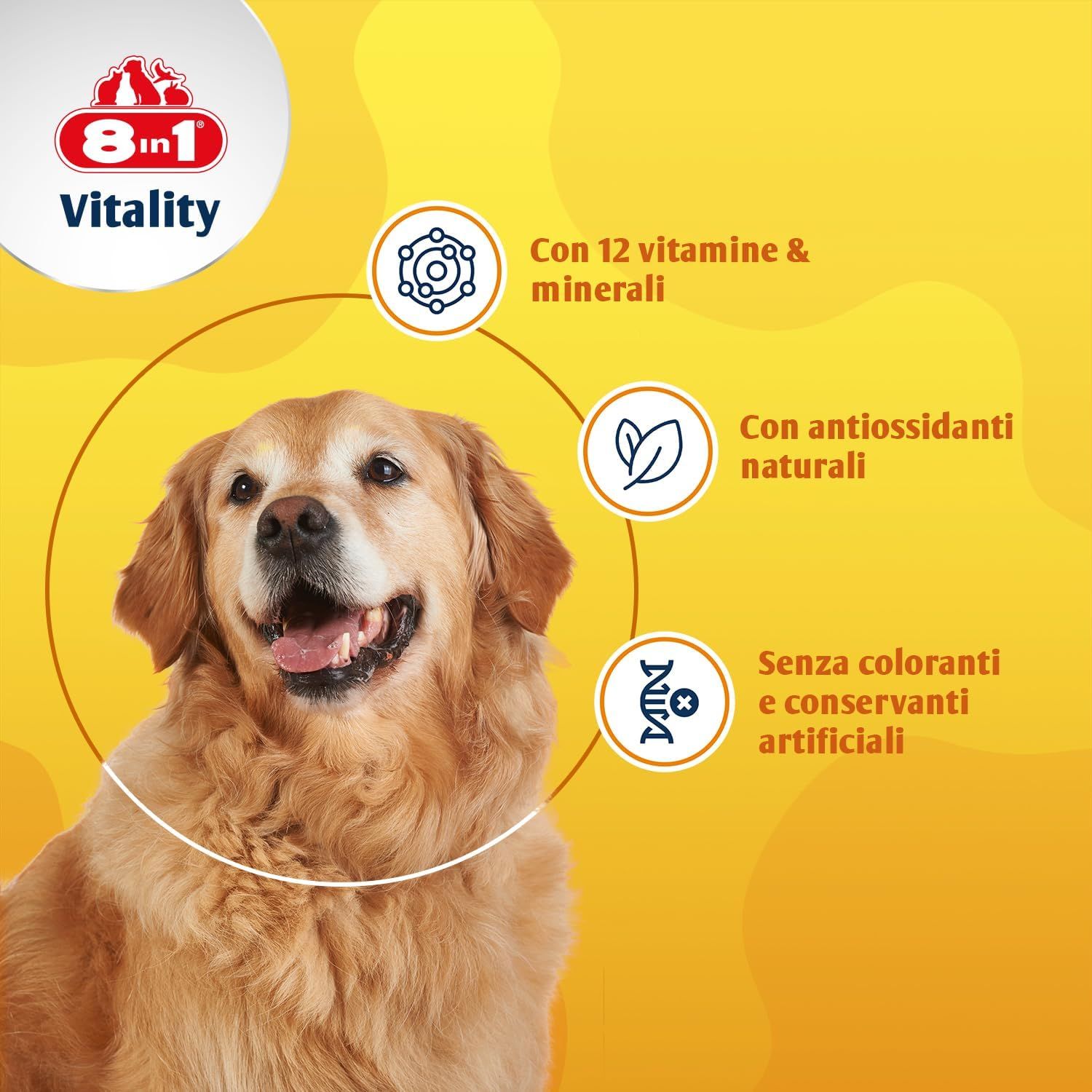 8in1 Compresse Multivitaminiche Senior
